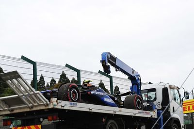 Sargeant: Suzuka F1 crash a "silly error" I shouldn't be making in FP1