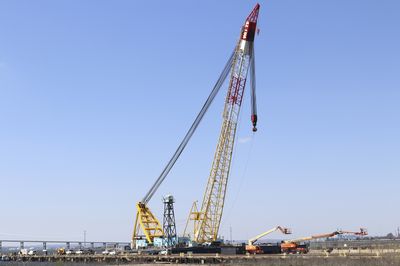 A huge crane with a CIA history helps with the Baltimore bridge cleanup