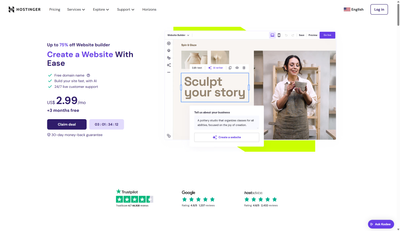 Hostinger Website Builder review - 2025