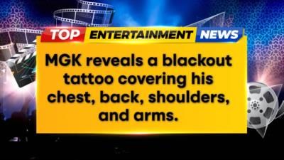 MGK Undergoes Dramatic Body Transformation With Blackout Tattoo Artwork