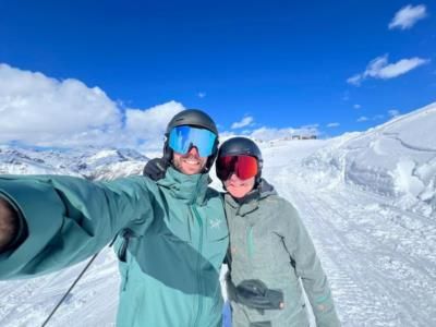 Annemiek Van Vleuten Enjoys Skiing Adventure In Livigno