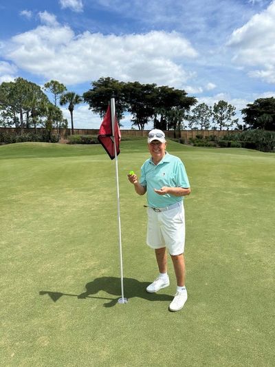 This legally blind golfer made a hole-in-one a day after his 85th birthday