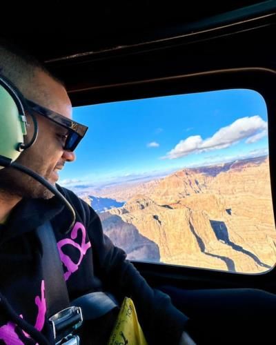 Shikhar Dhawan Soars High In Helicopter Adventure