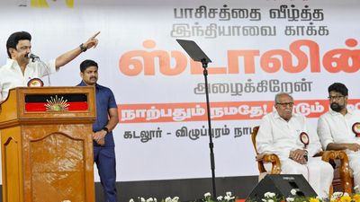 Benefits of reservation will be lost forever if BJP is voted to power: M.K. Stalin
