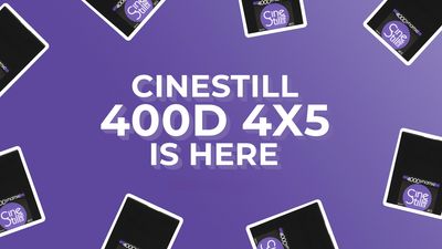 A new large-format film launches as CineStill announces 400D in 4x5 format