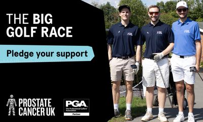 PGA Steps Up To Help Golfers Complete Prostate Cancer UK's Big Golf Race