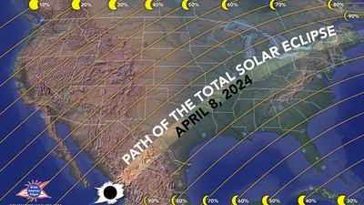 2024 solar eclipse map: Where to see the eclipse on April 8