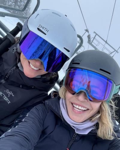 Chelsea Handler's Snowy Mountain Adventure With Friend