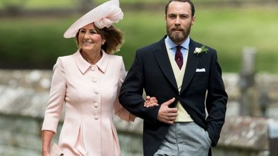 James Middleton's cosy dining room with huge rustic wood table and sweet floral detail seen in rare glimpse of Berkshire home
