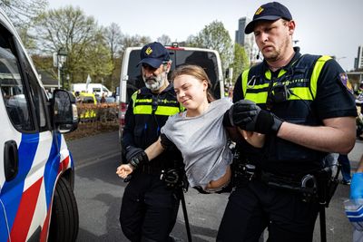 Thunberg arrested at fossil fuel protest