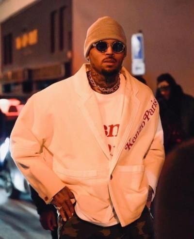 Chris Brown Redefines Style With Bold Baby Pink Ensemble