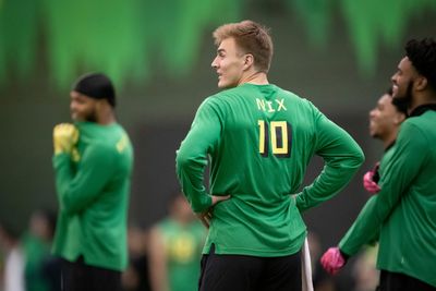 Oregon QB prospect Bo Nix visited with the Seahawks this weekend