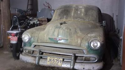 Watch This Old Chevy Barn Find Get Its Last Wash Before Going to the Junk Yard