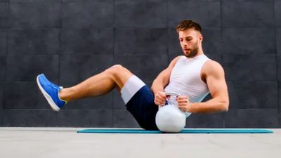 You don't need dumbbells — this seated kettlebell workout builds your upper-body in 10 moves and 20 minutes
