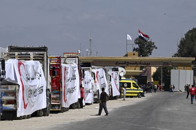 More than 300 aid trucks enter Gaza as Palestinians battle starvation