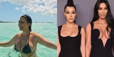 Kourtney Kardashian Trolls Kim With Iconic Diamond Earring Reference