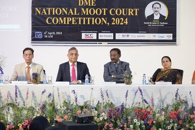 'Focus on every case earnestly', SC Judge calls upon young lawyers at DME