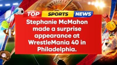Stephanie Mcmahon Makes Surprise Appearance At Wrestlemania 40 Kickoff