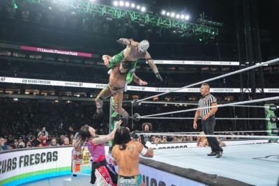 Rey Mysterio Triumphs In Wrestling Match With Teammates