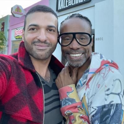 Billy Porter And Friend: Stylish Selfie Moments