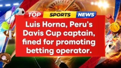 Peru's Davis Cup Captain Luis Horna Fined For Betting Promotion