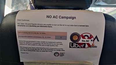 Cabs will not turn on AC during rides: Telangana Gig and Platform Workers Union