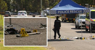 One man dead, second man arrested as police find axe at the scene