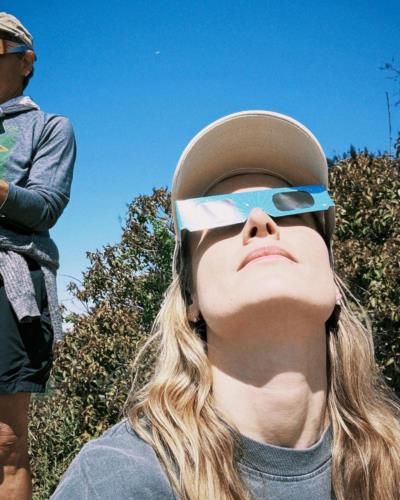 Brie Larson's Joyful Eclipse Selfie Captures Wonder And Excitement