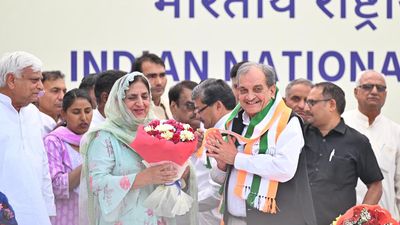 Former Union Minister Birender Singh, wife join Congress