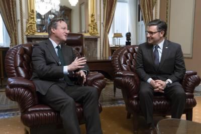 David Cameron Urges U.S. Lawmakers To Support Ukraine Aid