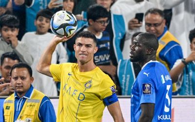 Cristiano Ronaldo in fit of rage in Saudi Arabia - after elbowing opponent and threatening to PUNCH referee