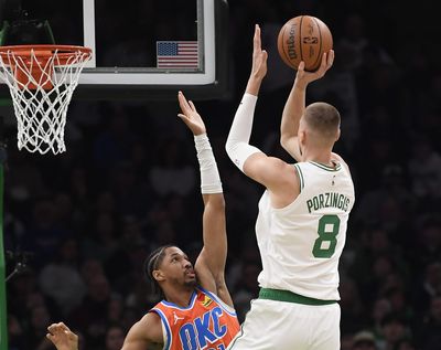 Kristaps Porzingis Player of the Week highlights with the Boston Celtics