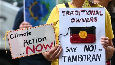 Traditional owners gather to fight fracking gas hub