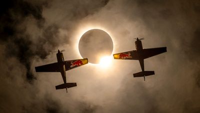 Red Bull aerobatic pilots captured in a once-in-a-lifetime photograph