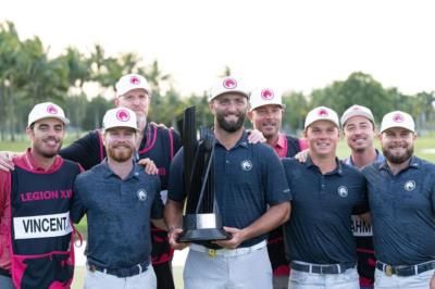 Jon Rahm Leads Team To Victory In Golf Tournament Celebration