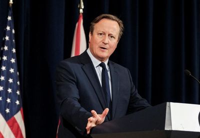David Cameron seemingly fails in bid to persuade Trump on Ukraine aid