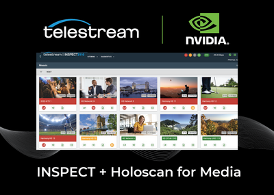 Telestream Partners with NVIDIA on Cloud-Native Video Monitoring