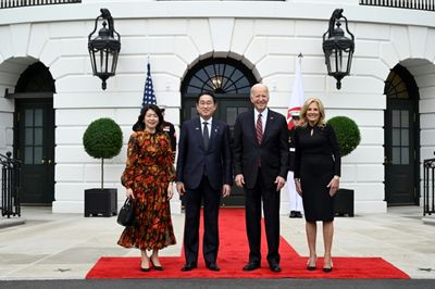 Biden Welcomes Japan PM For State Visit With Eye On China