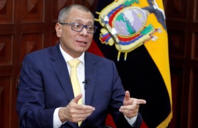 Ecuador's Ex-Vice President Glas Returns To Prison After Hospital
