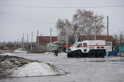 Thousands Evacuated As Kazakhstan And Russia Battle Huge Floods