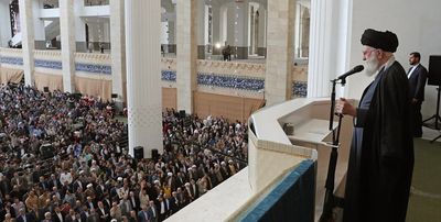 Iran’s Khamenei blasts Israel, West for ‘bloody’ Gaza war in Eid speech