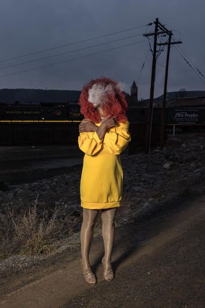 A smalltown drag queen vapes at night: Michael O Snyder’s best photograph