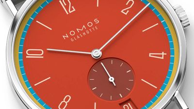 Nomos marks 175 years with the Tangente 38 Date in 31 different colours