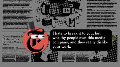 I can't make it 10 minutes in this free browser-based New York Times Sim without getting fired for commie agitprop