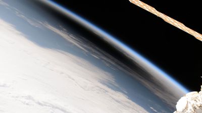 Astronauts' photos capture April 8 solar eclipse from Earth orbit