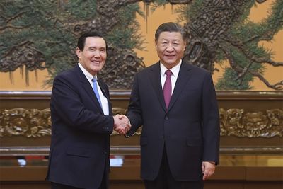 President Xi Jinping Meets Ex-Taiwan Leader Ma Ying-jeou in Beijing