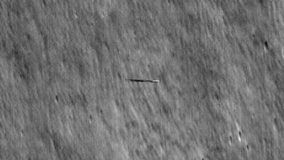 NASA spacecraft snaps mysterious 'surfboard' orbiting the moon. What is it?