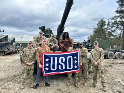 LOOK: Photos from Trey McBride and DeeJay Dallas’ NFL-USO trip to Poland