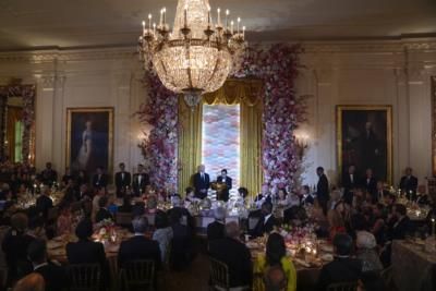 Japanese Prime Minister Kishida Attends State Dinner At White House
