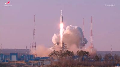 Russia’s Angara A5 rocket blasts off into space after two aborted launches